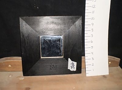 Black framed (thick) mirror