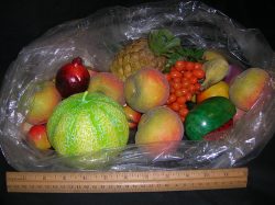Assorted fruits, mixed