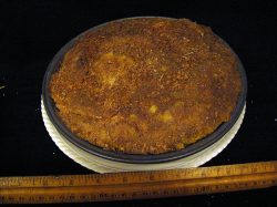 Apple Crumble in tin
