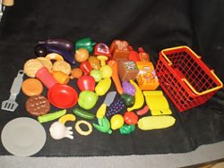 Grocery Basket containing food