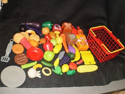 Grocery Basket containing food