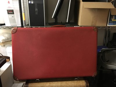 Red suitcase