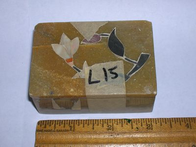 Onyx box – small with tulip pattern