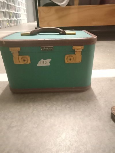 Green /Blue case with brown linings