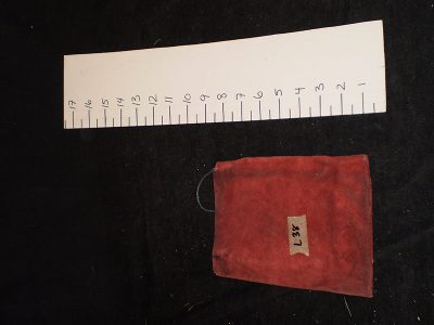 Red leather bag