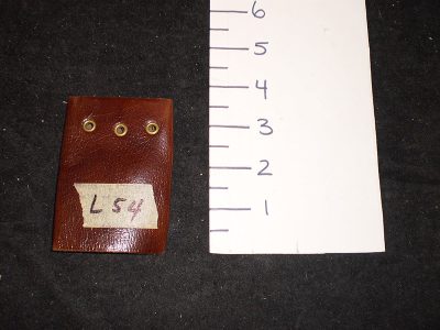 Brown leather key holder