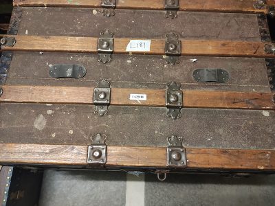 Dark brown treasure box
