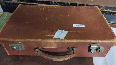 Red/Brown Small Suitcase