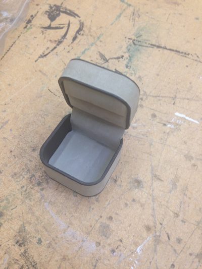 Grey Ring Box