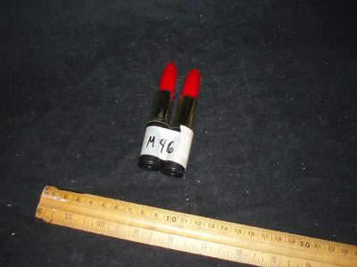 Lipsticks Red fake plastic