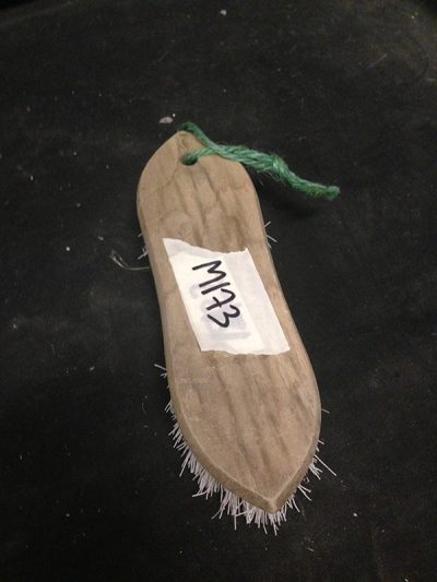 Wood Handled Grey brush