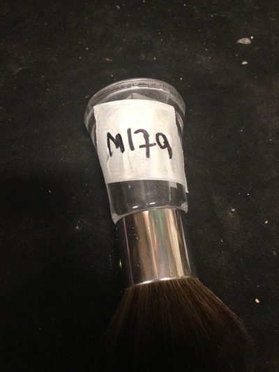Make-up Brush Glass Handle