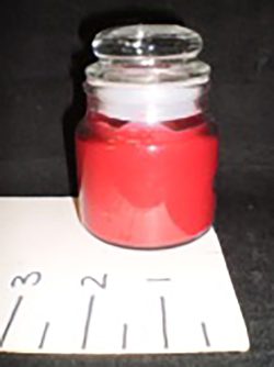 Lidded Jar Candles - Red