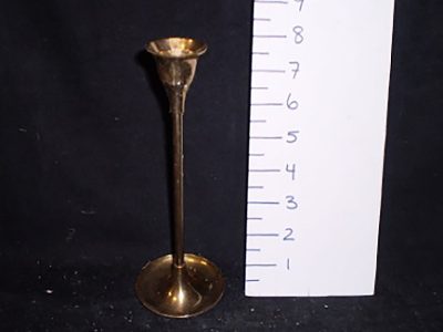 Brass 8” candlestick holder