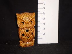 Owl ceramic candle holder