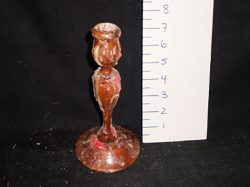 Wooden candlestick