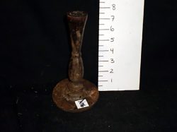 Wooden candlestick