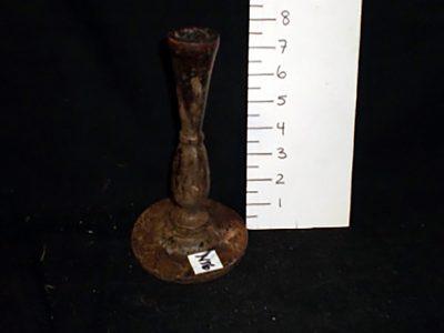 Wooden candlestick