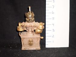 Oil lamp small ceramic base telephone box