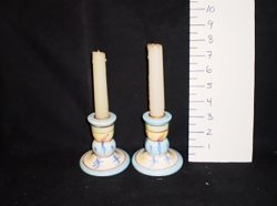 Light Blue candle holders