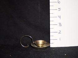 Small metal candle holder