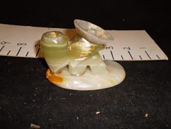 Marble Sombrero man Candle Holder