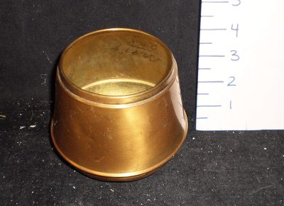 Tobacco tin, brass - Image 2