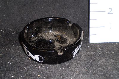 Ashtray, black, “Sands regency casino, Reno”