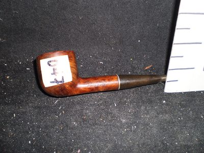 Pipe, brown, monogram