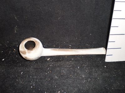 Pipe, painted white/brown