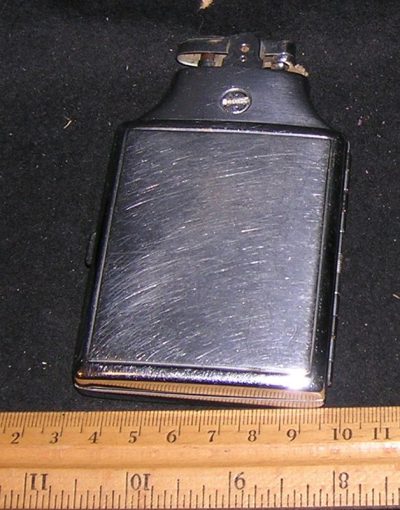 Cigarette holder/lighter, silver, “ronson”