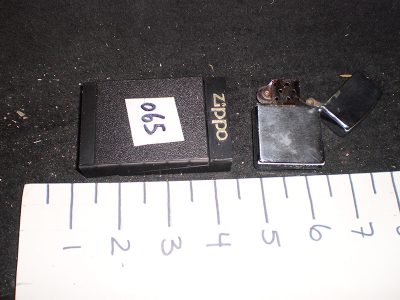 Zippo lighter, in black box