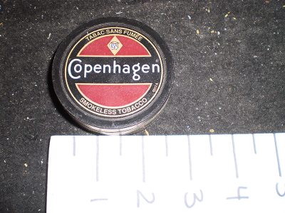 Copenhagen Smokeless Tobacco jar
