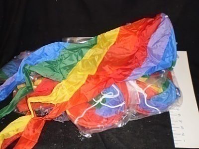 Wind socks, rainbow