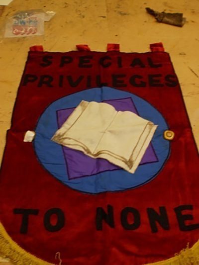 Banner, “Special privileges”