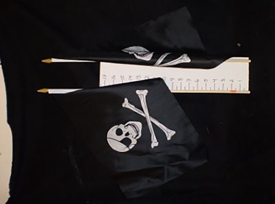 Pirate hand flags