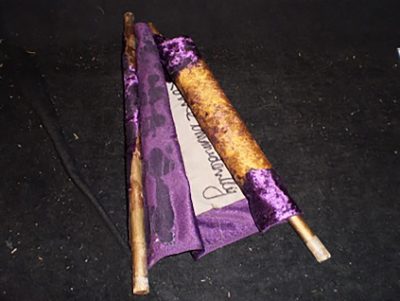 Purple/Gold Scroll