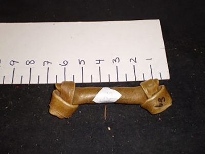 Dog bone, rawhide