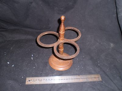 wooden 3 piece holder