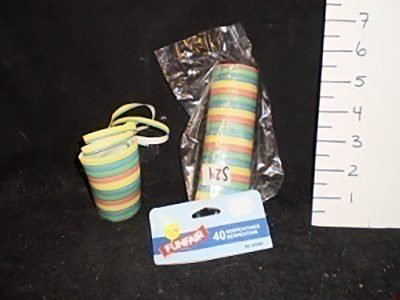 Paper spirals, party favor