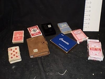Card decks, various