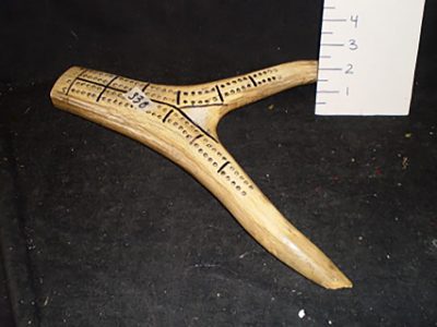 Crib board, antler
