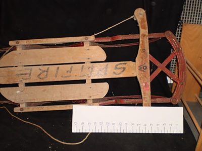 antique style sled