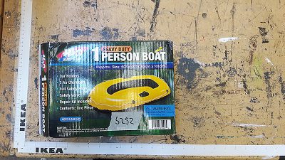 Inflatable 1 person boat