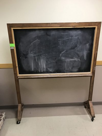 Blackboard on Wheels