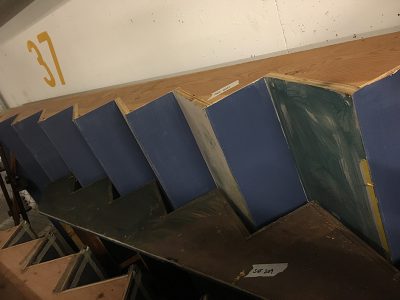 8  Step Wooden Staircase (Blue)