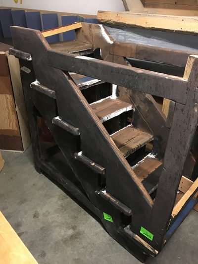 6  Step Stand Alone Wooden Staircase (Q.2)