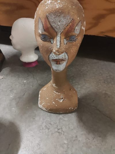 Gold Manniquin head