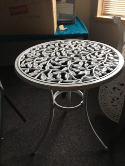 White Bistro Table