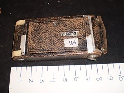 40’s Kodak brown leather, worn